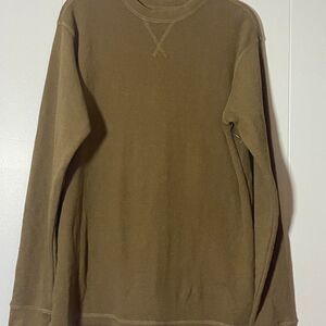 C.E. Schmidt Men's Khaki and Brown Shirt